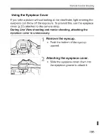 Предварительный просмотр 195 страницы Canon EOS REBEL T1 i/EOS 500D Instruction Manual