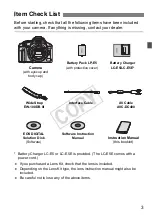 Preview for 3 page of Canon EOS Rebel T1i Instruction Manual