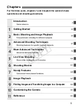 Preview for 5 page of Canon EOS Rebel T1i Instruction Manual