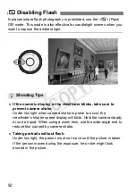 Preview for 52 page of Canon EOS Rebel T1i Instruction Manual