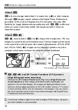 Preview for 72 page of Canon EOS Rebel T1i Instruction Manual