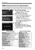 Preview for 136 page of Canon EOS Rebel T1i Instruction Manual