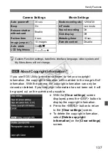 Preview for 137 page of Canon EOS Rebel T1i Instruction Manual