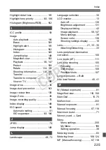 Preview for 225 page of Canon EOS Rebel T1i Instruction Manual