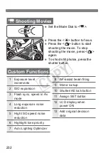 Preview for 232 page of Canon EOS Rebel T1i Instruction Manual