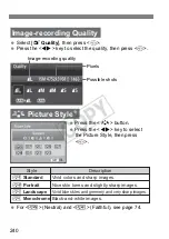 Preview for 240 page of Canon EOS Rebel T1i Instruction Manual