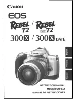 Canon EOS Rebel T2 Instruction Manual preview