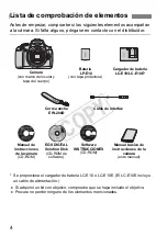 Предварительный просмотр 6 страницы Canon EOS REBEL T3 EOS 1100D Manual Basico De Instrucciones