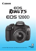 Предварительный просмотр 1 страницы Canon EOS Rebel T5 Instruction Manual