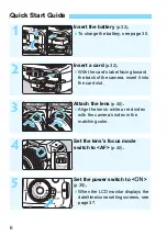 Предварительный просмотр 6 страницы Canon EOS Rebel T5 Instruction Manual