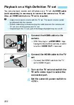 Предварительный просмотр 222 страницы Canon EOS Rebel T5 Instruction Manual