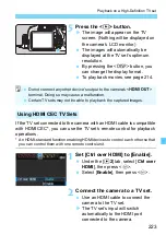 Предварительный просмотр 223 страницы Canon EOS Rebel T5 Instruction Manual