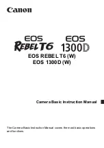 Предварительный просмотр 3 страницы Canon EOS REBEL T6 (W) Basic Instruction Manual