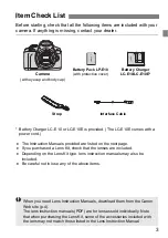 Предварительный просмотр 5 страницы Canon EOS REBEL T6 (W) Basic Instruction Manual