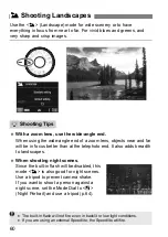 Предварительный просмотр 62 страницы Canon EOS REBEL T6 (W) Basic Instruction Manual