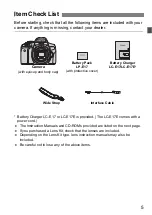 Preview for 5 page of Canon EOS REBEL T6i Basic Instruction Manual