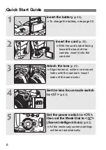 Предварительный просмотр 8 страницы Canon EOS REBEL T6i Basic Instruction Manual