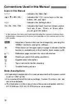 Preview for 10 page of Canon EOS REBEL T6i Basic Instruction Manual