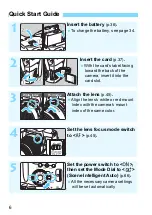 Preview for 6 page of Canon EOS REBEL T6i Instruction Manual