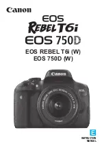 Canon EOS REBEL T6iW Instruction Manual предпросмотр