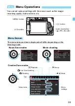 Предварительный просмотр 59 страницы Canon EOS REBEL T6S W Instruction Manual