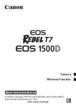 Canon EOS REBEL T7 Basic Instruction Manual предпросмотр