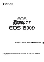 Предварительный просмотр 3 страницы Canon EOS REBEL T7 Basic Instruction Manual