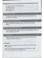 Предварительный просмотр 3 страницы Canon EOS REBEL Ti 300V Date Instructions Manual