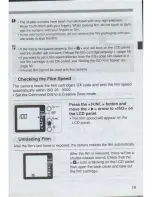 Предварительный просмотр 19 страницы Canon EOS REBEL Ti 300V Date Instructions Manual