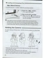 Предварительный просмотр 20 страницы Canon EOS REBEL Ti 300V Date Instructions Manual