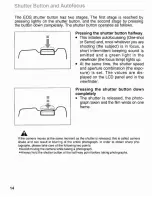 Предварительный просмотр 14 страницы Canon EOS Rebel X/XS Instruction Manual