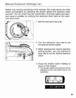 Предварительный просмотр 31 страницы Canon EOS Rebel X/XS Instruction Manual