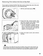 Предварительный просмотр 49 страницы Canon EOS Rebel X/XS Instruction Manual