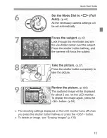 Предварительный просмотр 15 страницы Canon EOS REBEL XS Instruction Manual