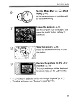 Preview for 11 page of Canon EOS REBEL XT Instruction Manual