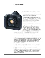 Preview for 3 page of Canon EOS1 Ds MARKII Design And Performance