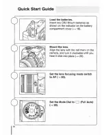 Предварительный просмотр 10 страницы Canon EOSIX Lite Instruction Manual