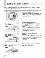 Предварительный просмотр 72 страницы Canon EOSIX Lite Instruction Manual