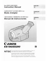 Preview for 1 page of Canon ES190 Instruction Manual