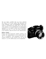 Предварительный просмотр 3 страницы Canon F-1 Instructions Manual