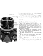 Предварительный просмотр 15 страницы Canon F-1 Instructions Manual