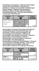 Предварительный просмотр 9 страницы Canon F-502G Calculation Examples