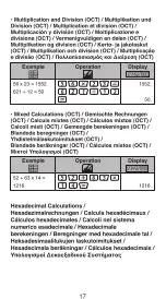 Preview for 17 page of Canon F-502G Calculation Examples