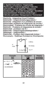 Предварительный просмотр 32 страницы Canon F-502G Calculation Examples