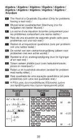 Preview for 33 page of Canon F-502G Calculation Examples