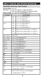 Предварительный просмотр 9 страницы Canon F-715SA User Instructions