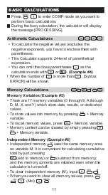 Предварительный просмотр 11 страницы Canon F-715SG Instruction