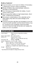 Предварительный просмотр 20 страницы Canon F-715SG Instruction