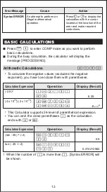 Preview for 13 page of Canon F-715SG User Instructions