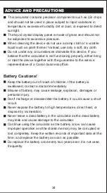 Preview for 34 page of Canon F-715SG User Instructions